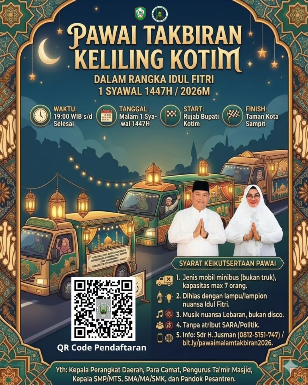 Pawai Takbiran Keliling Kotim