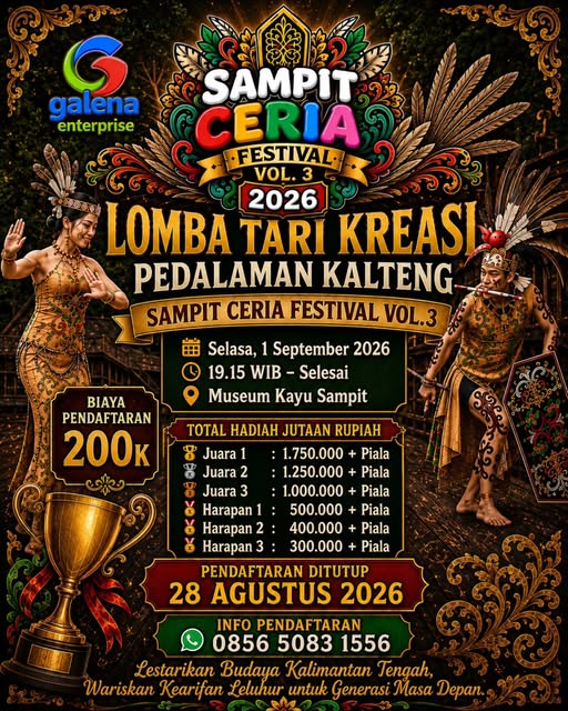 Tari Kreasi Pedalaman Kalteng